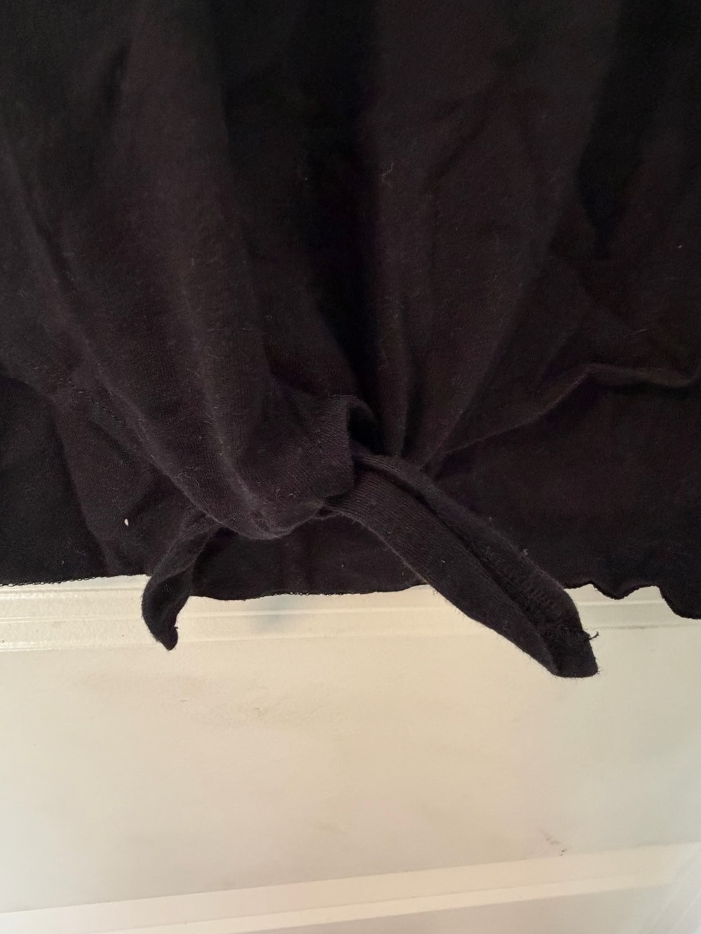 Hey There Pumpkin Black Tie-Hem Women's Tank Top XL - Picture 2 of 4